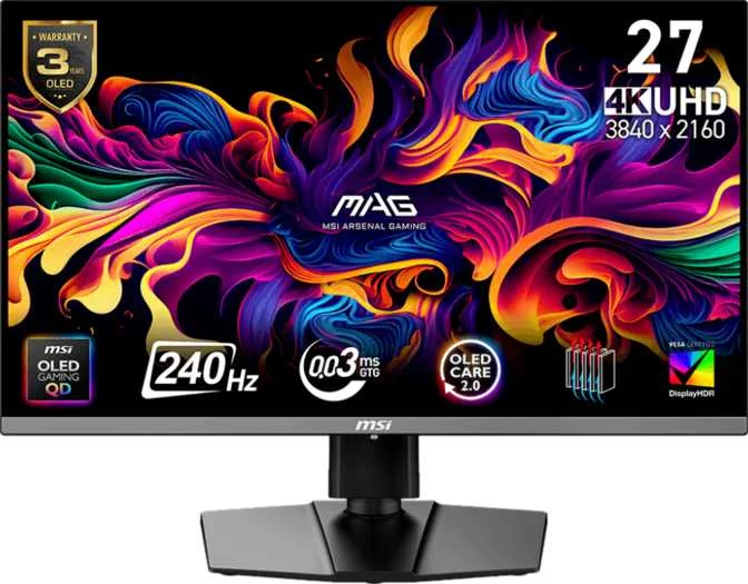 MSI MAG 272UP QD-OLED X24 27"