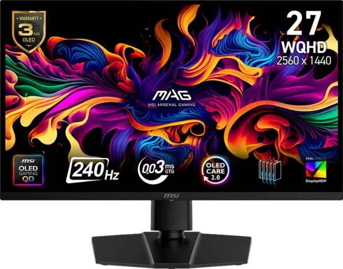 MSI MAG 273QP QD-OLED X24 27"