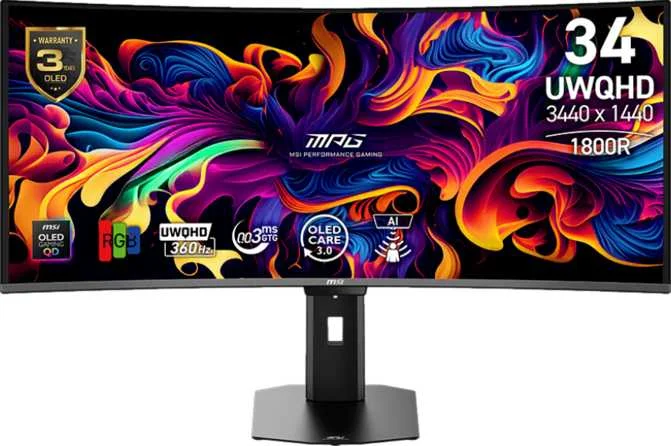 MSI MPG 341CQR QD-OLED X36 34"