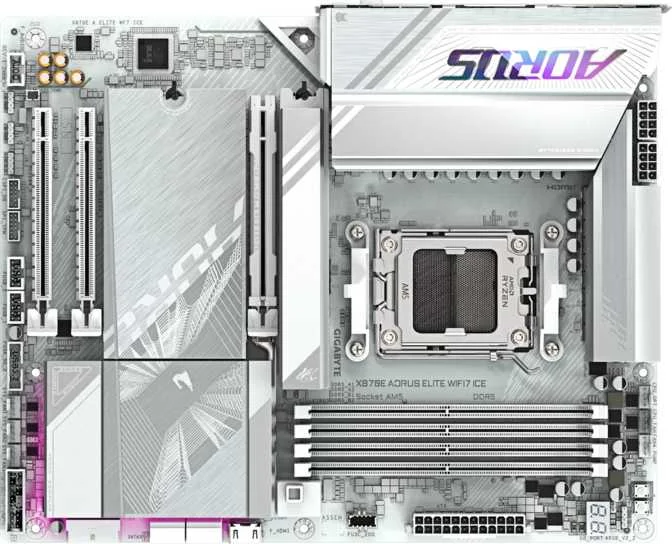 Gigabyte X870E Aorus Elite Wi-Fi7 Ice