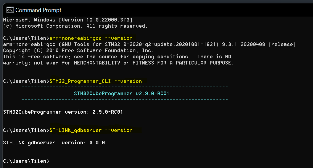 STM32CubeIDE environment test