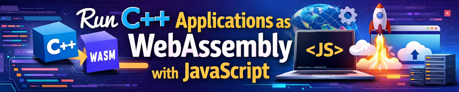 How to run C++ applications as Webassembly with Javascript
