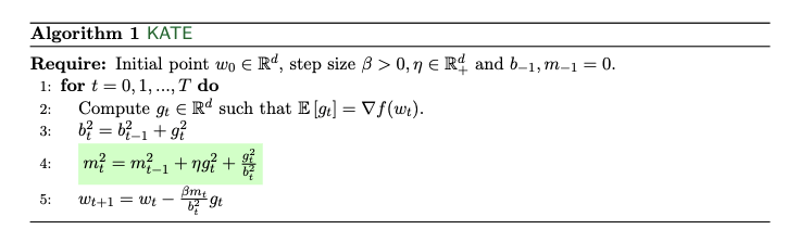 KATE pseudocode