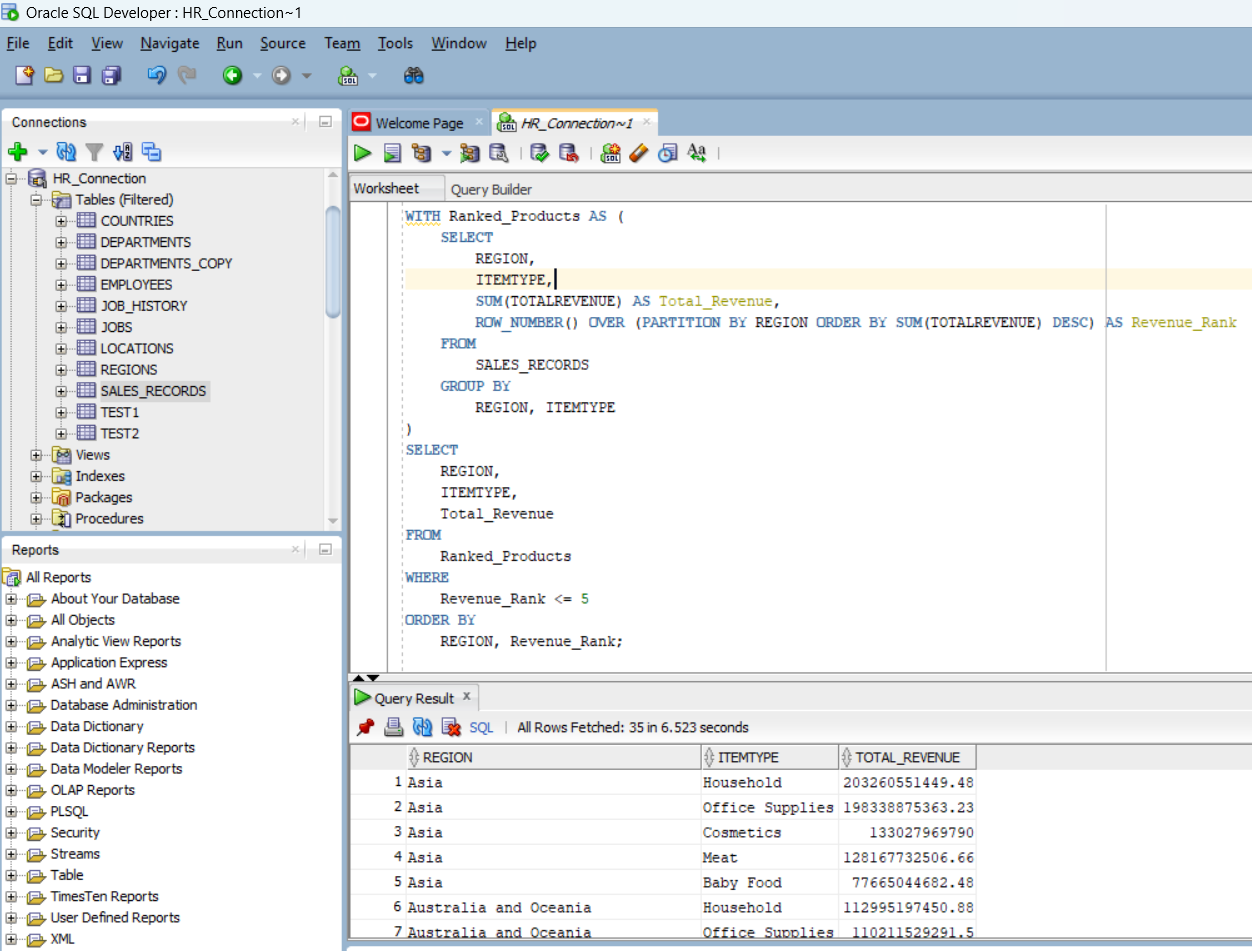 Query Execution Result 3