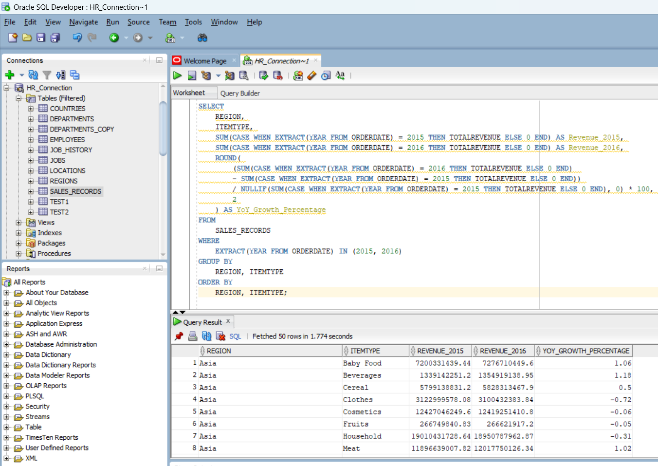 Query Execution Result 4