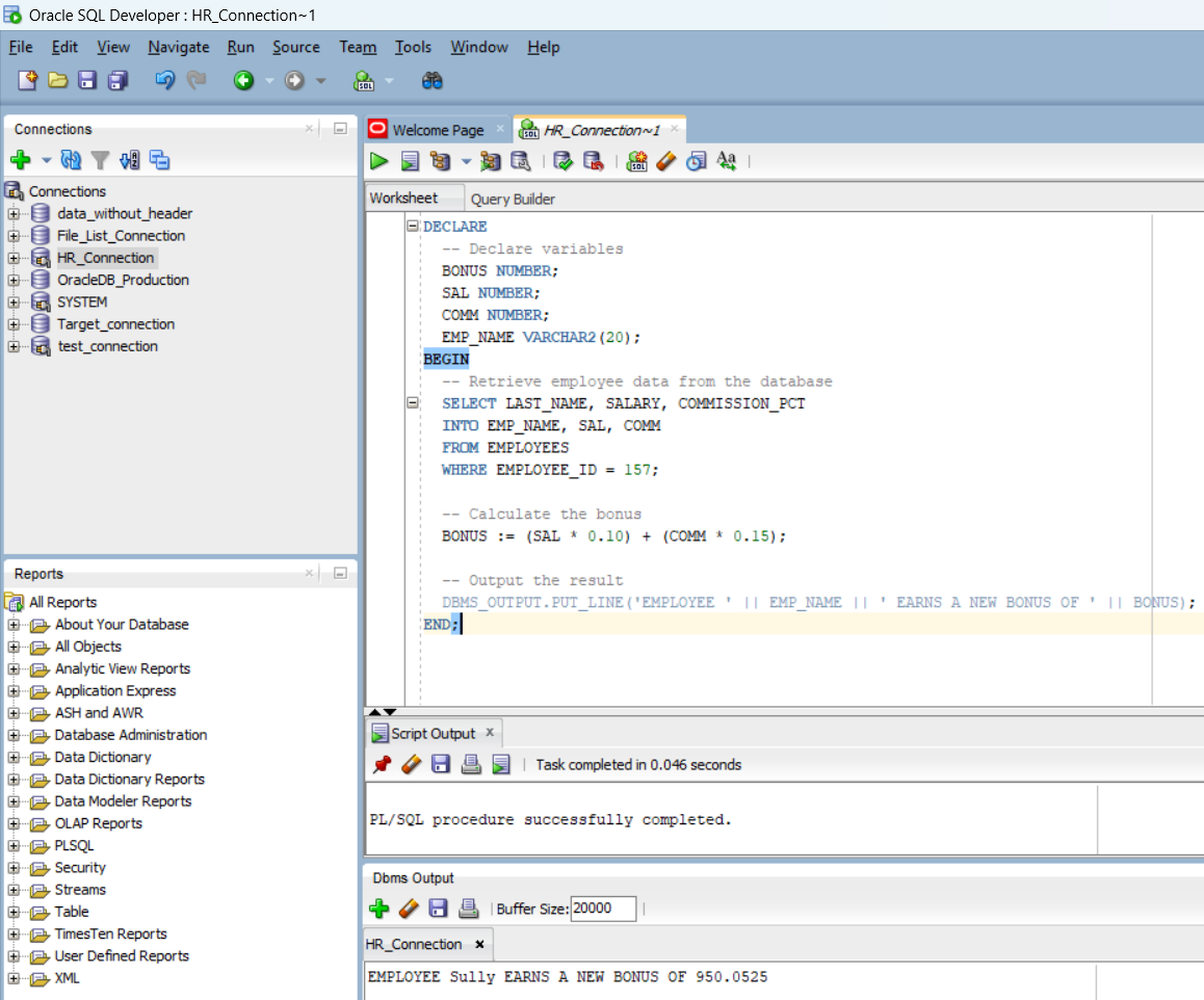 Query Execution Result 1