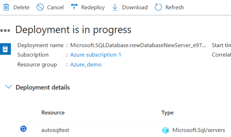 Database Deployment 1