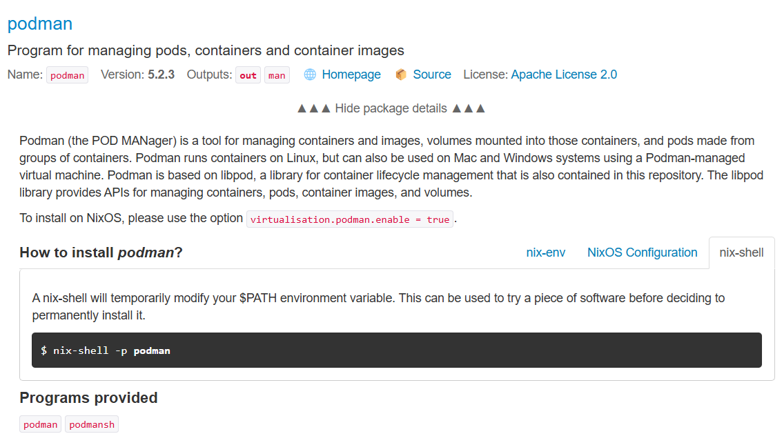 Podman Installation 1