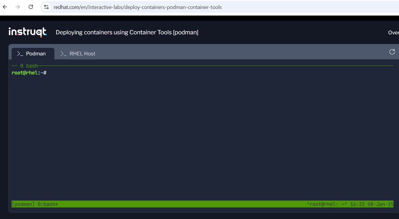 Podman Images Output
