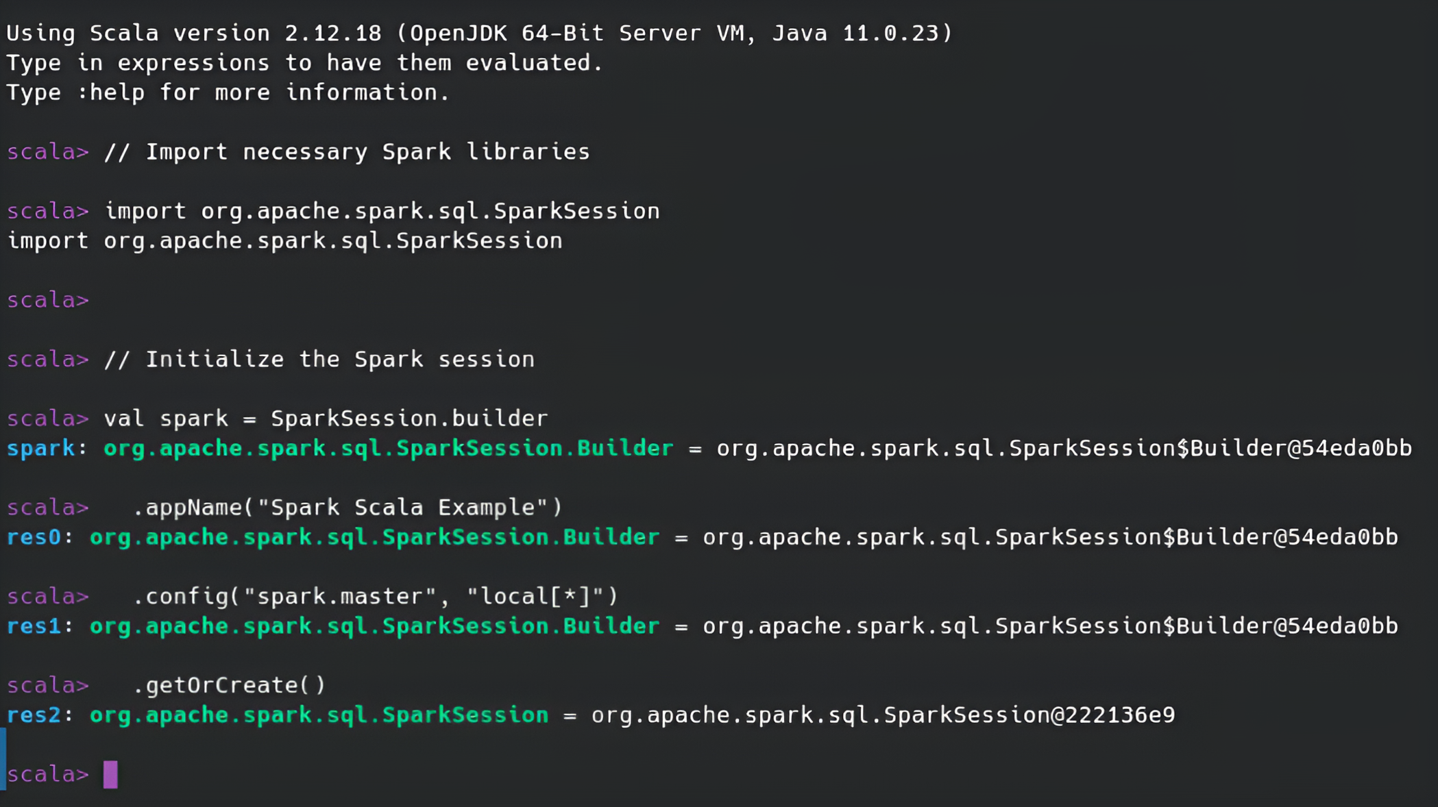Spark Session Initialized