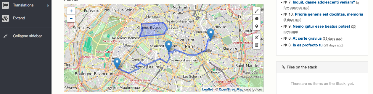 Bolt geojson Field image