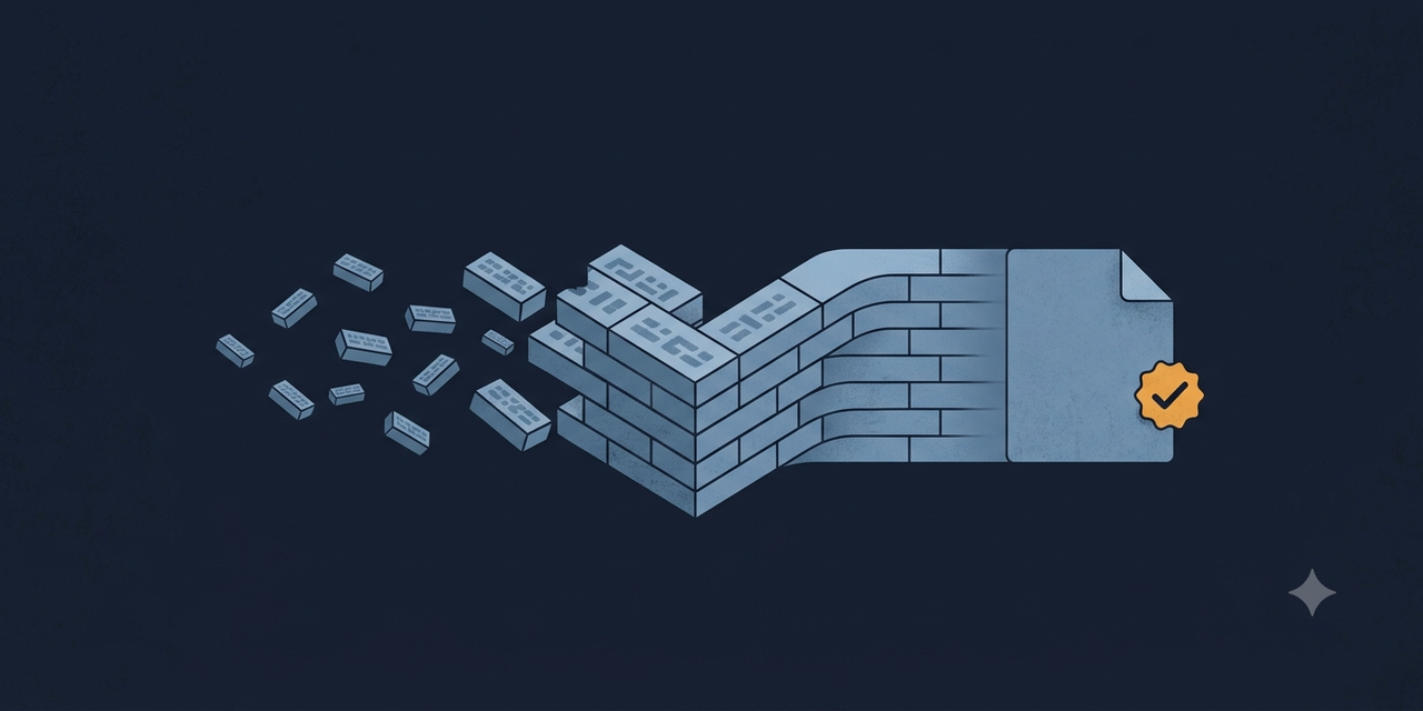 nbp-skillforge — raw bricks forged into one verified skill