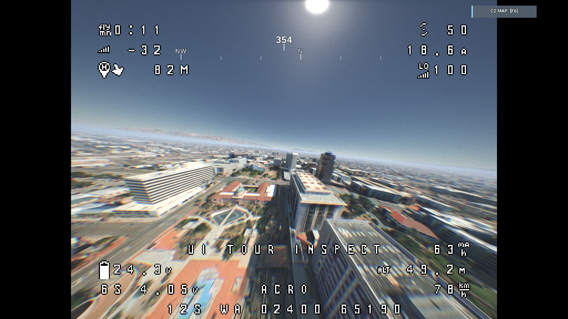 Actual FPV flight in KESTREL v0.42.11