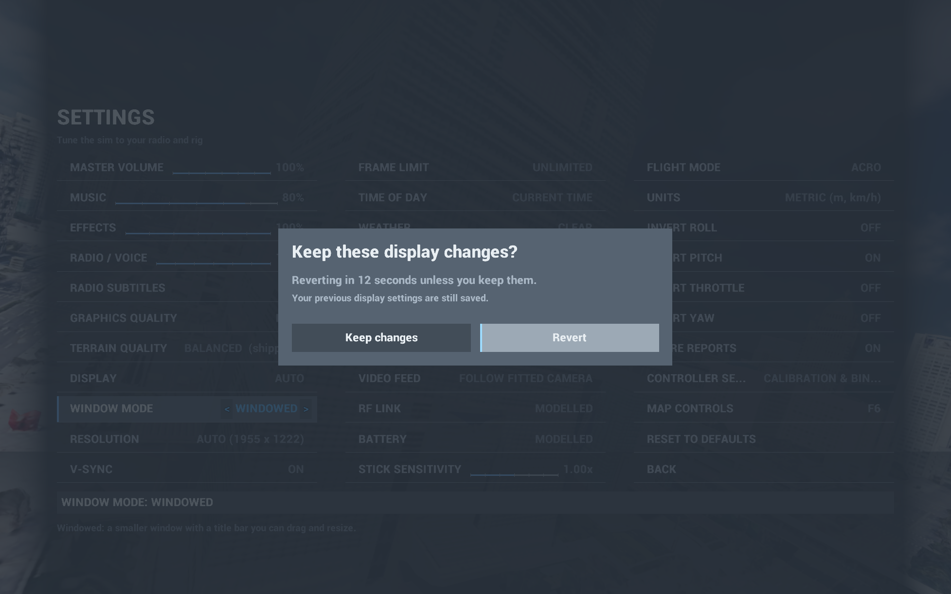 Display confirmation in the packaged v0.42.12 build
