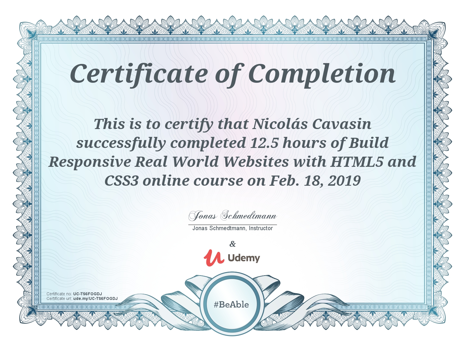 GitHub - ncavasin/certificados: Repositorio para mostrar certificados ...