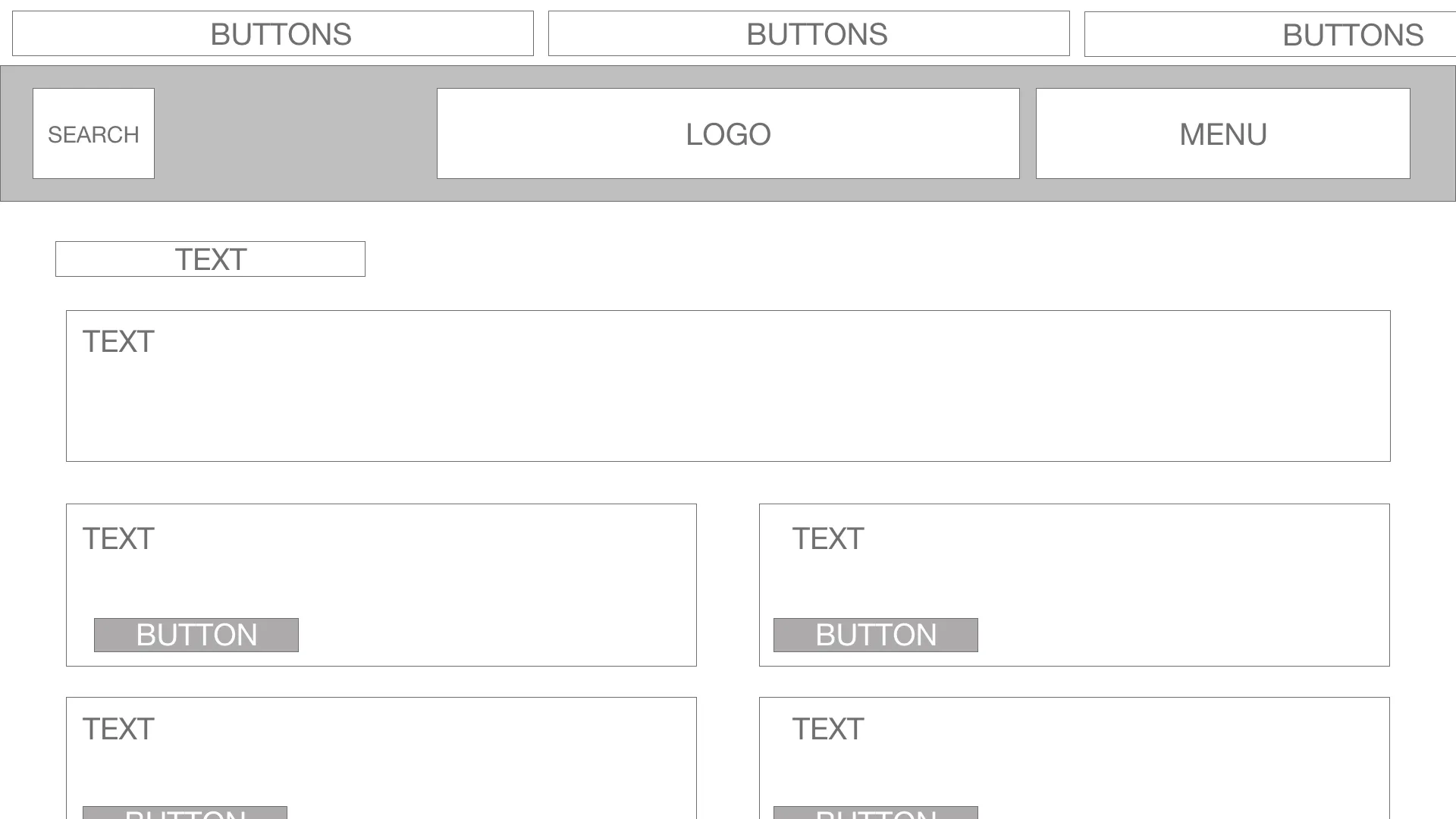 Desktop Admin Dashboard Wireframe