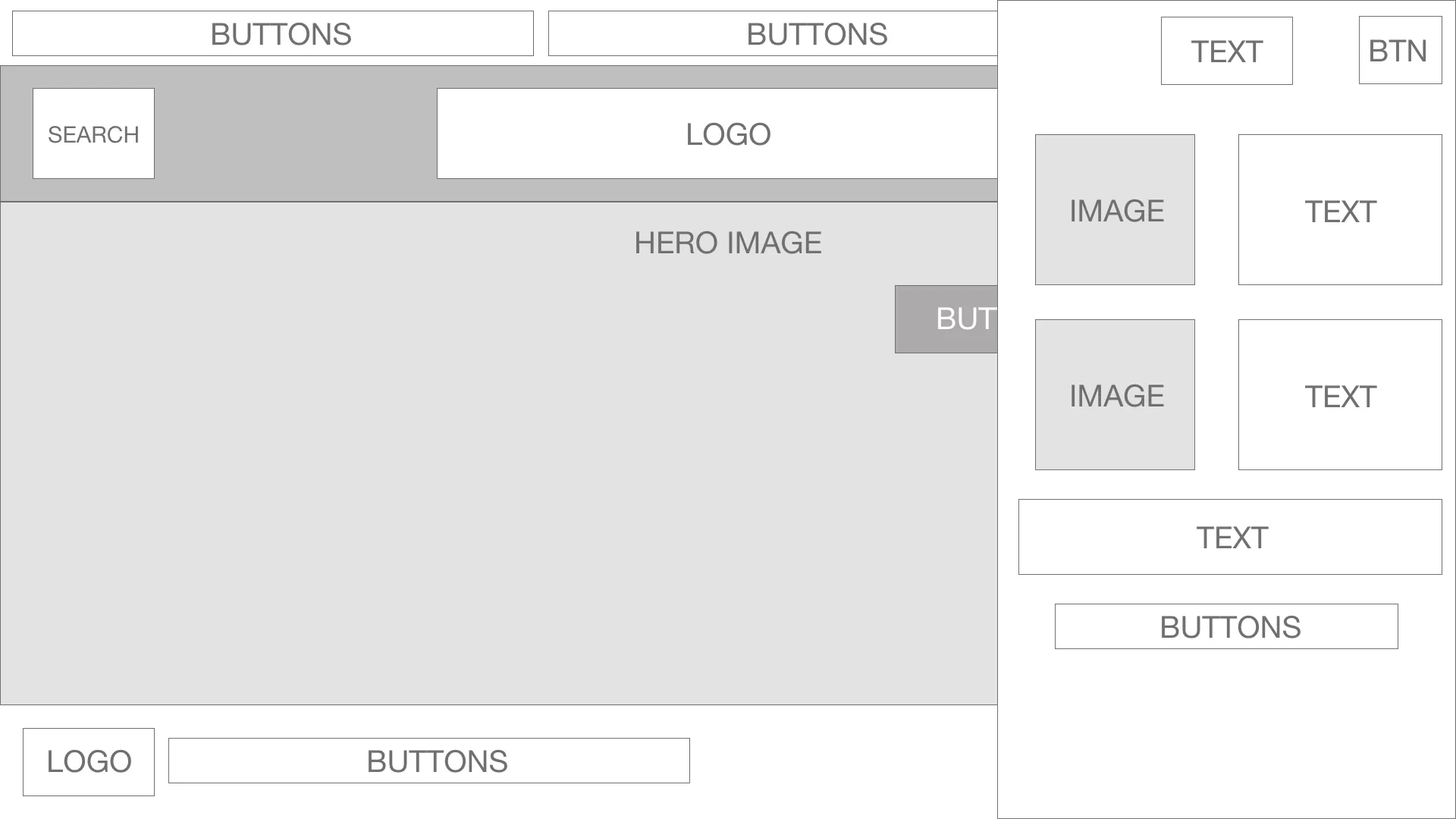 Desktop Bag Wireframe