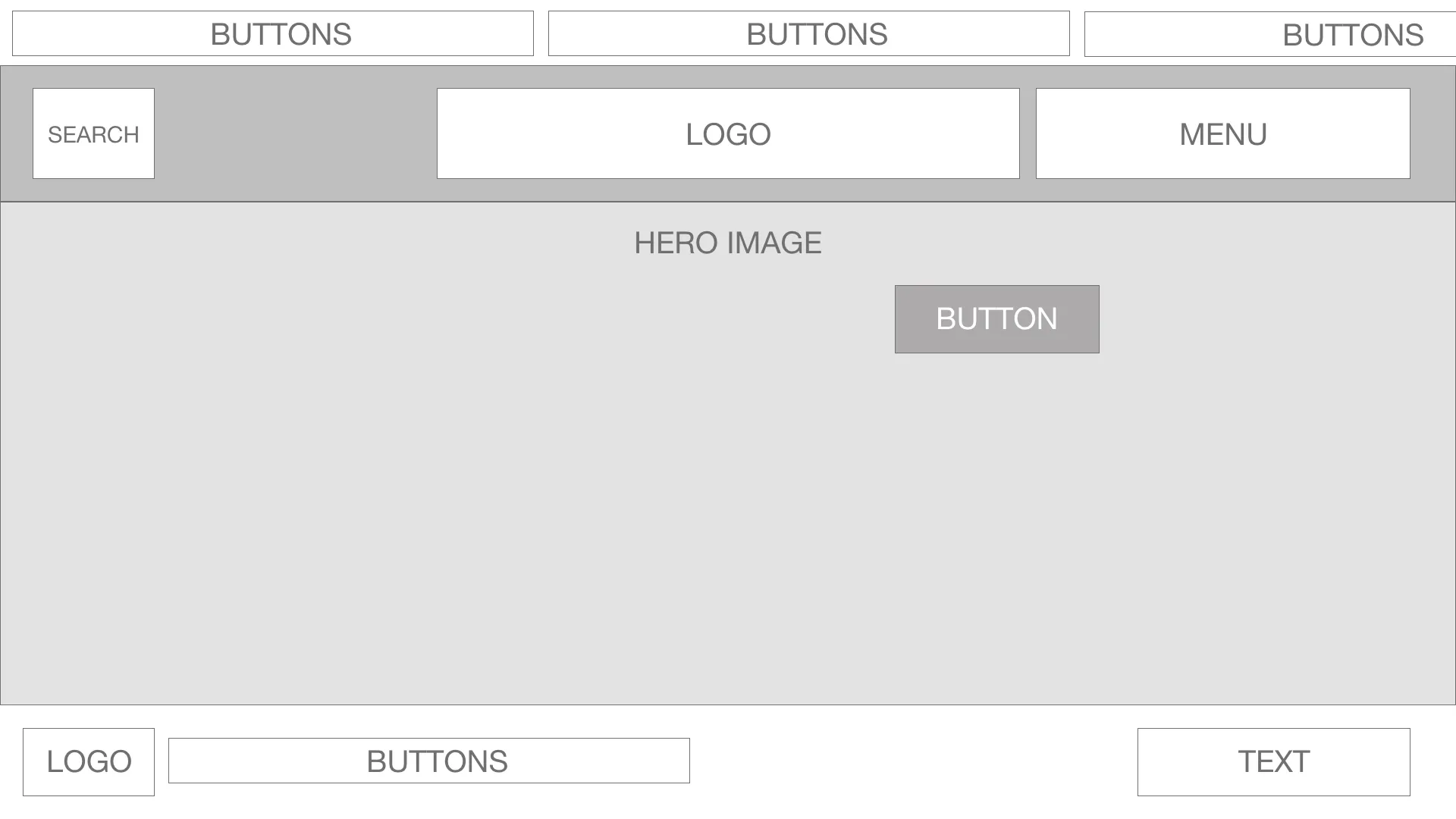 Desktop Index Wireframe