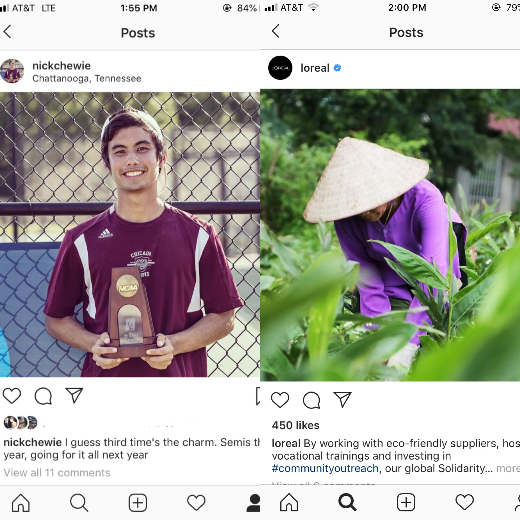 An example of what this change would look like on Instagram