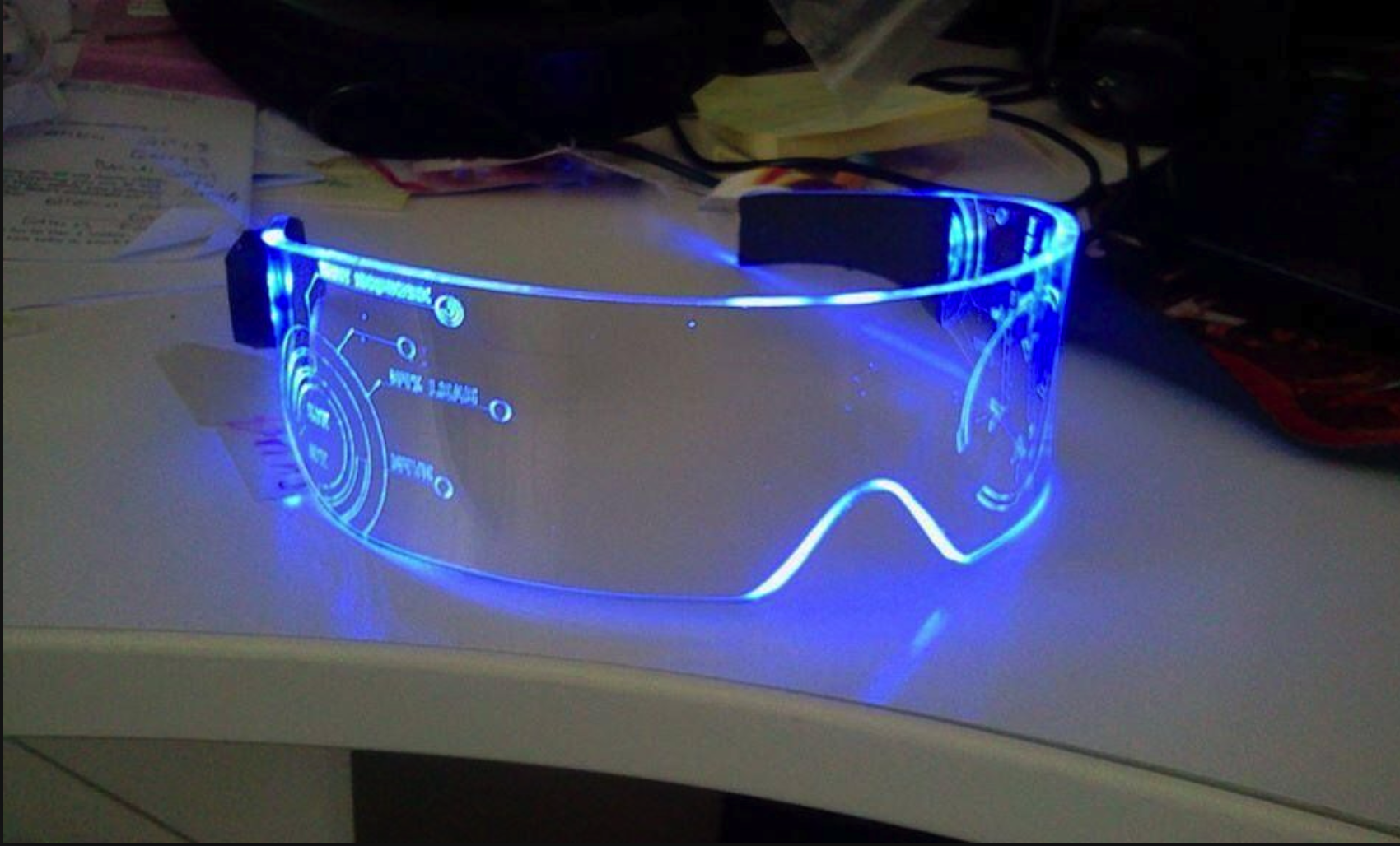 One potential rendition of a futuristic HUD