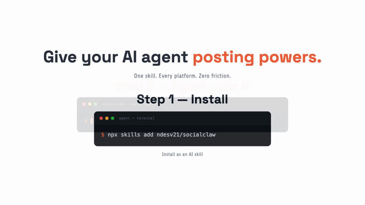 Watch the SocialClaw demo video