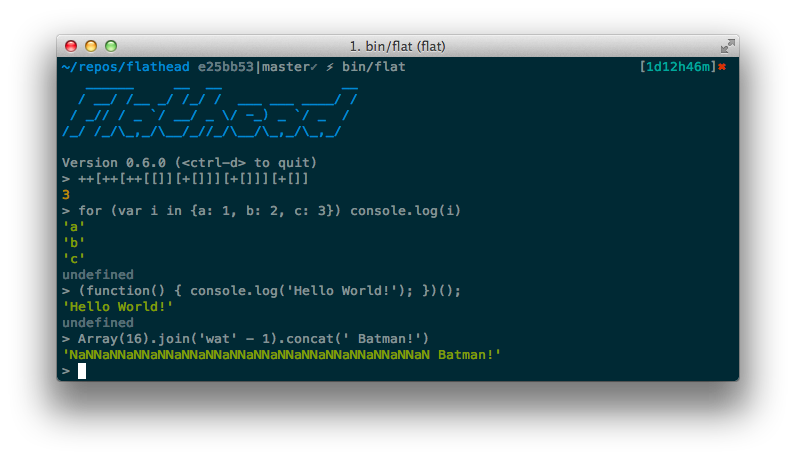 Flathead's REPL