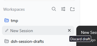 Working with drafts
