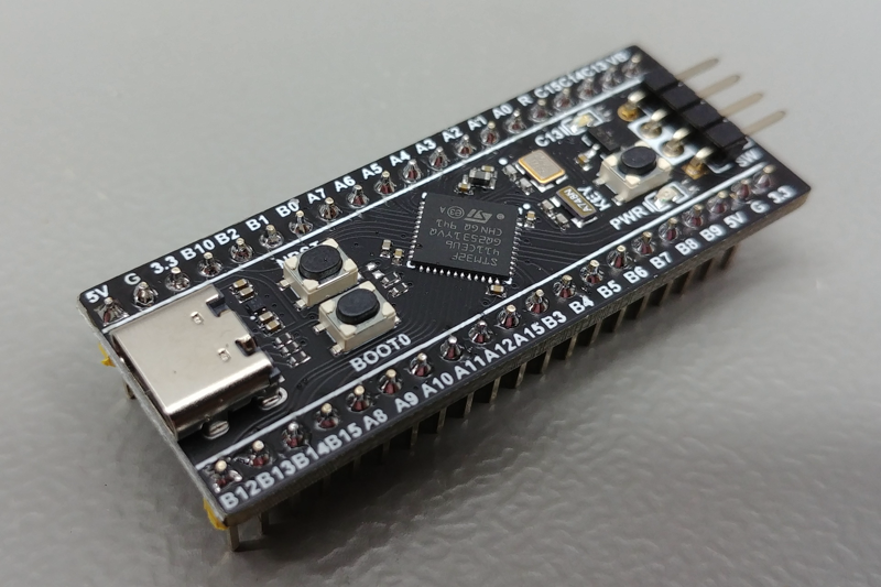 WeAct Studio BlackPill V2.0 (STM32F411CE) board photo