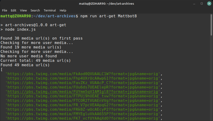 GitHub - neato0079/art-archives: Collect art from twitter in case it ...