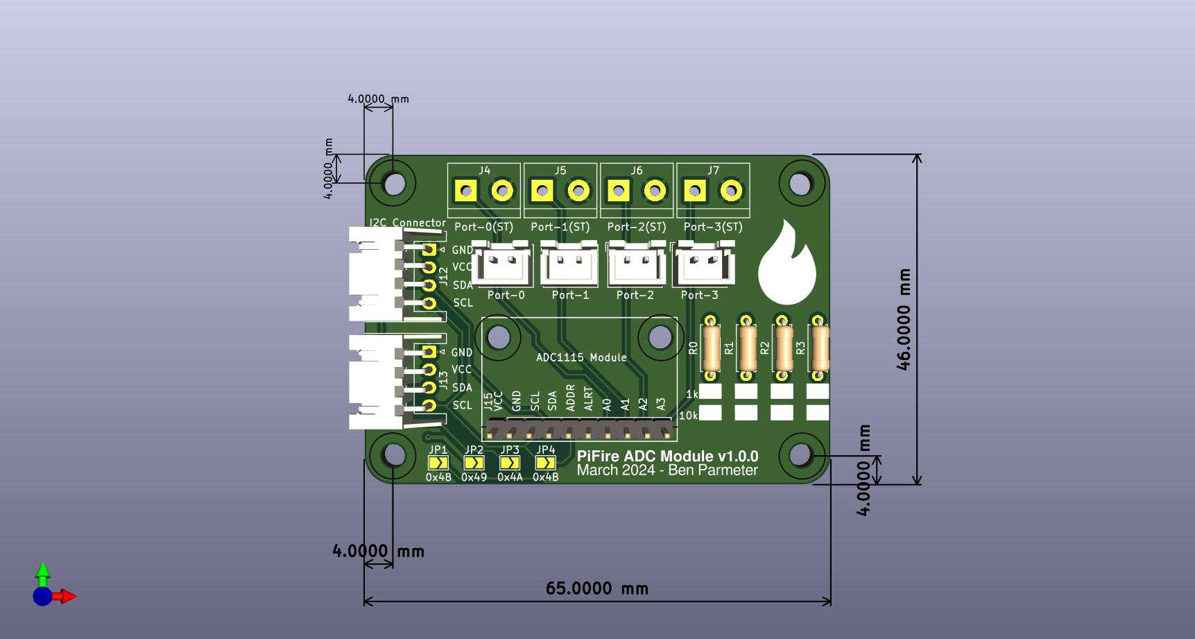 Pifire ads board, from the project README