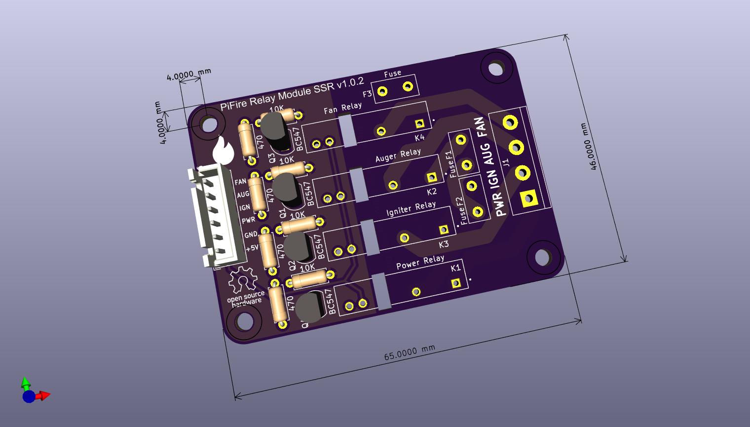 Pifire relay module-SSR, from the project README