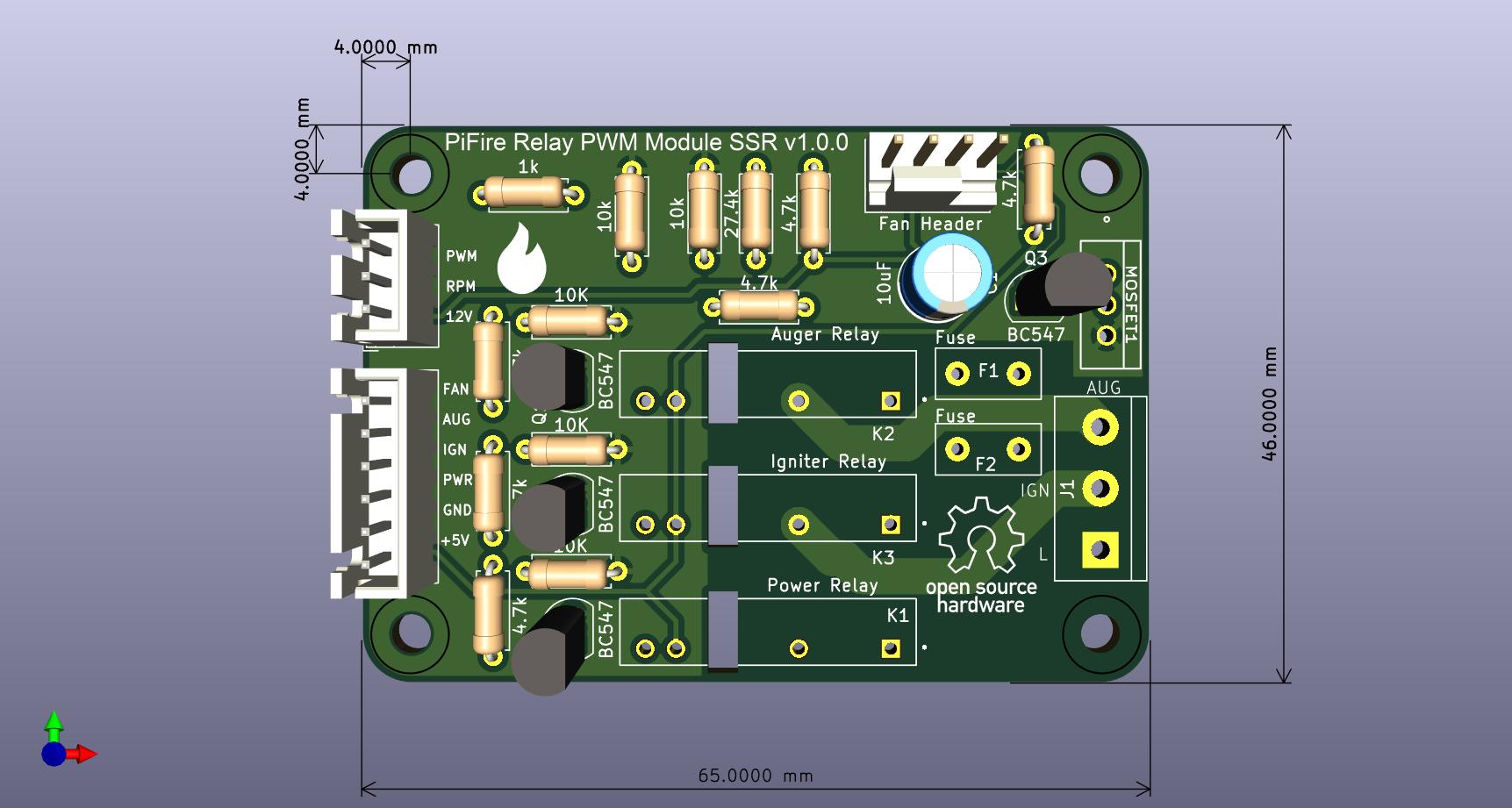 Pifire relay pwm module-SSR, from the project README