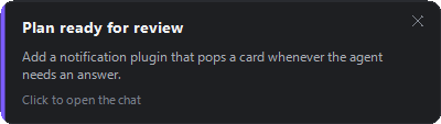 Plan review card