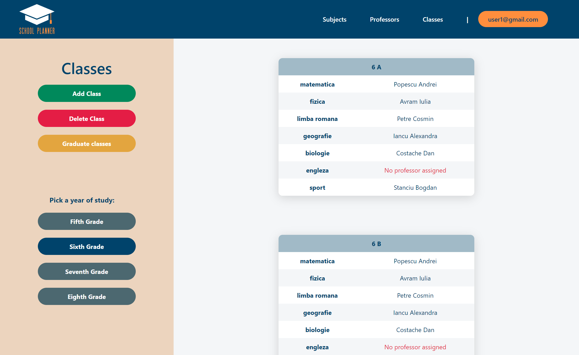 GitHub - nechitadelia/School-Timetable: School Planner app is a website ...