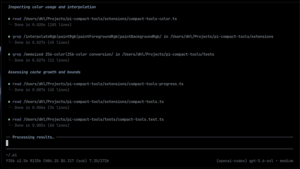 Numbered read code view