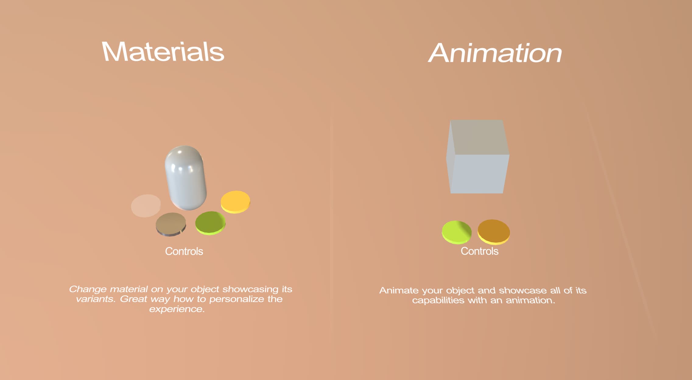 Click Interactivity Samples QuickLook Interactions | Needle Engine