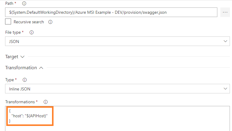 Config Transform