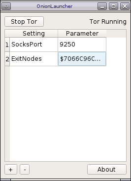 OnionLauncher Screenshot