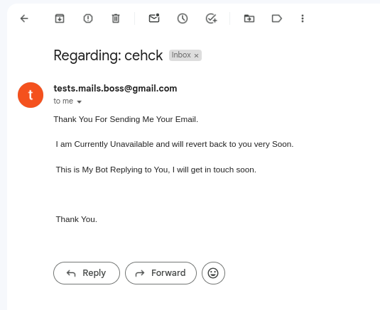 Gmail-AutoReply