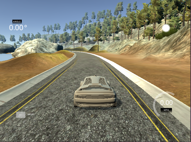 Driving a car in simulation with deep learning