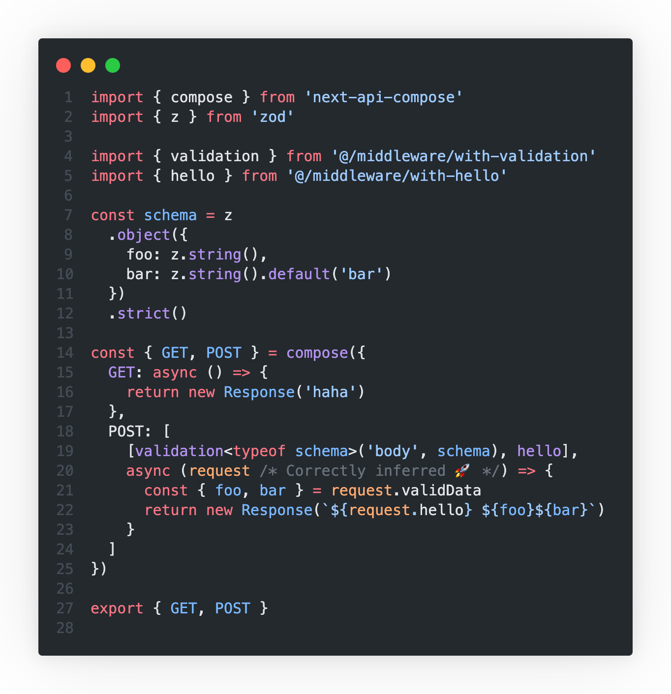 next-api-compose example code theme aware