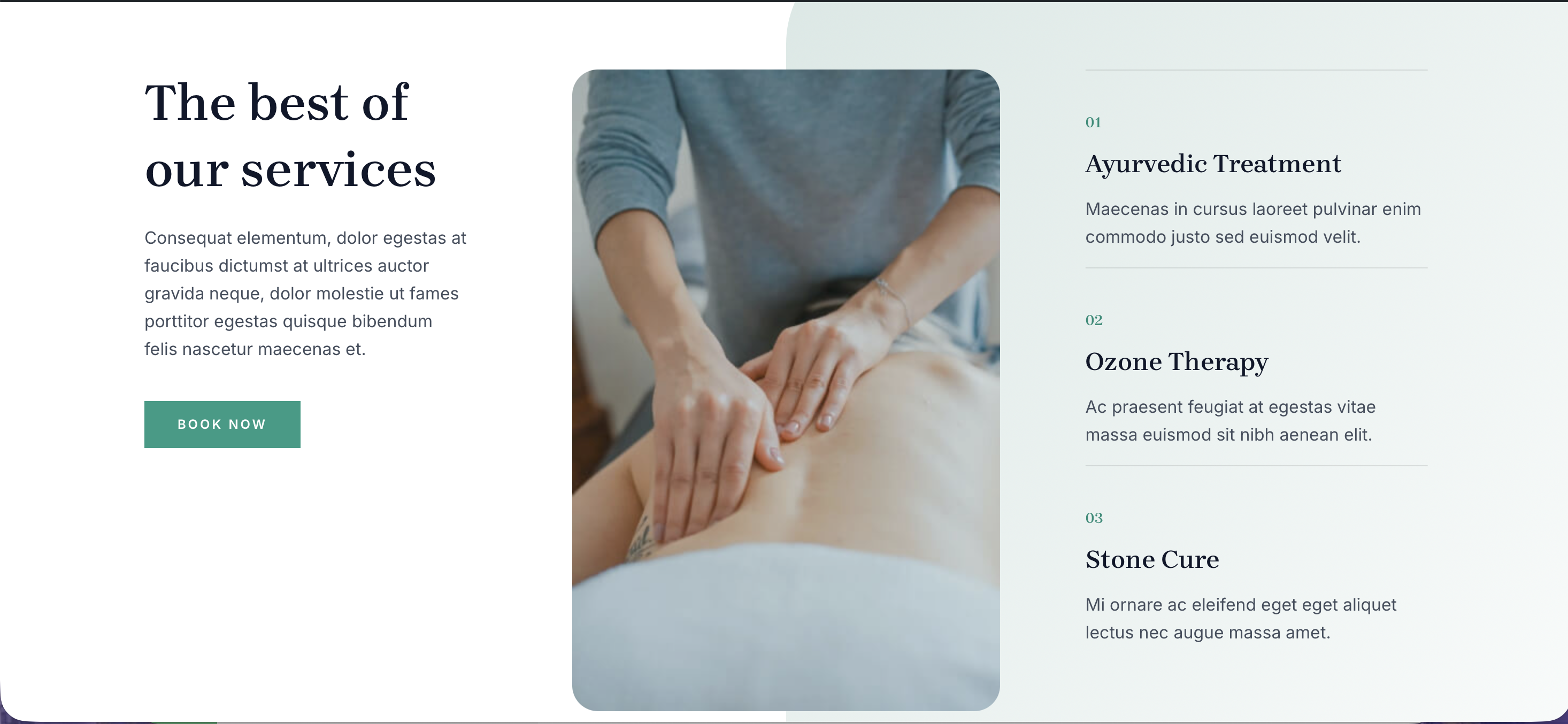 Beauty Website Concept website screenshot 2