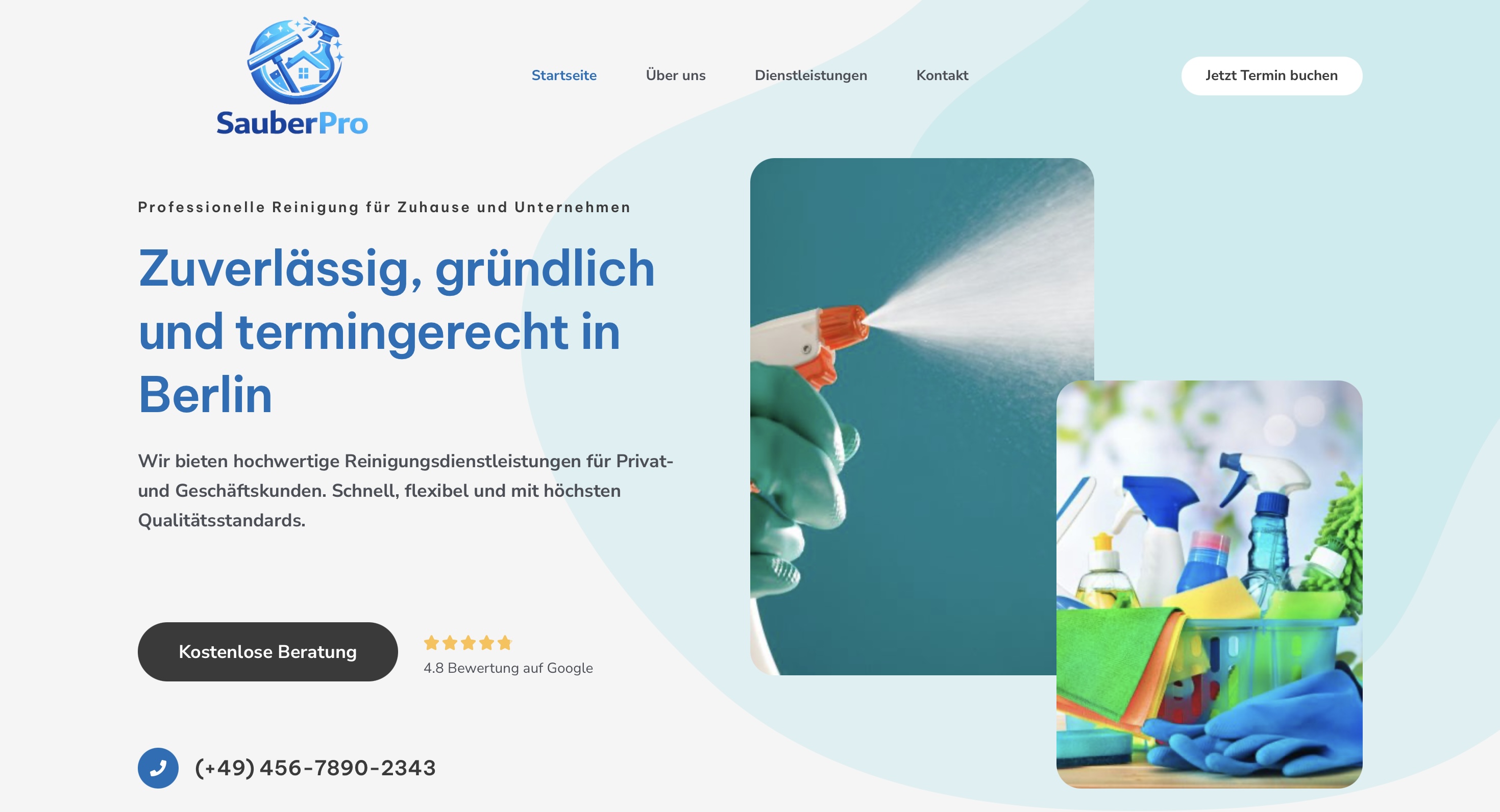 Service Business Website — real website screenshot