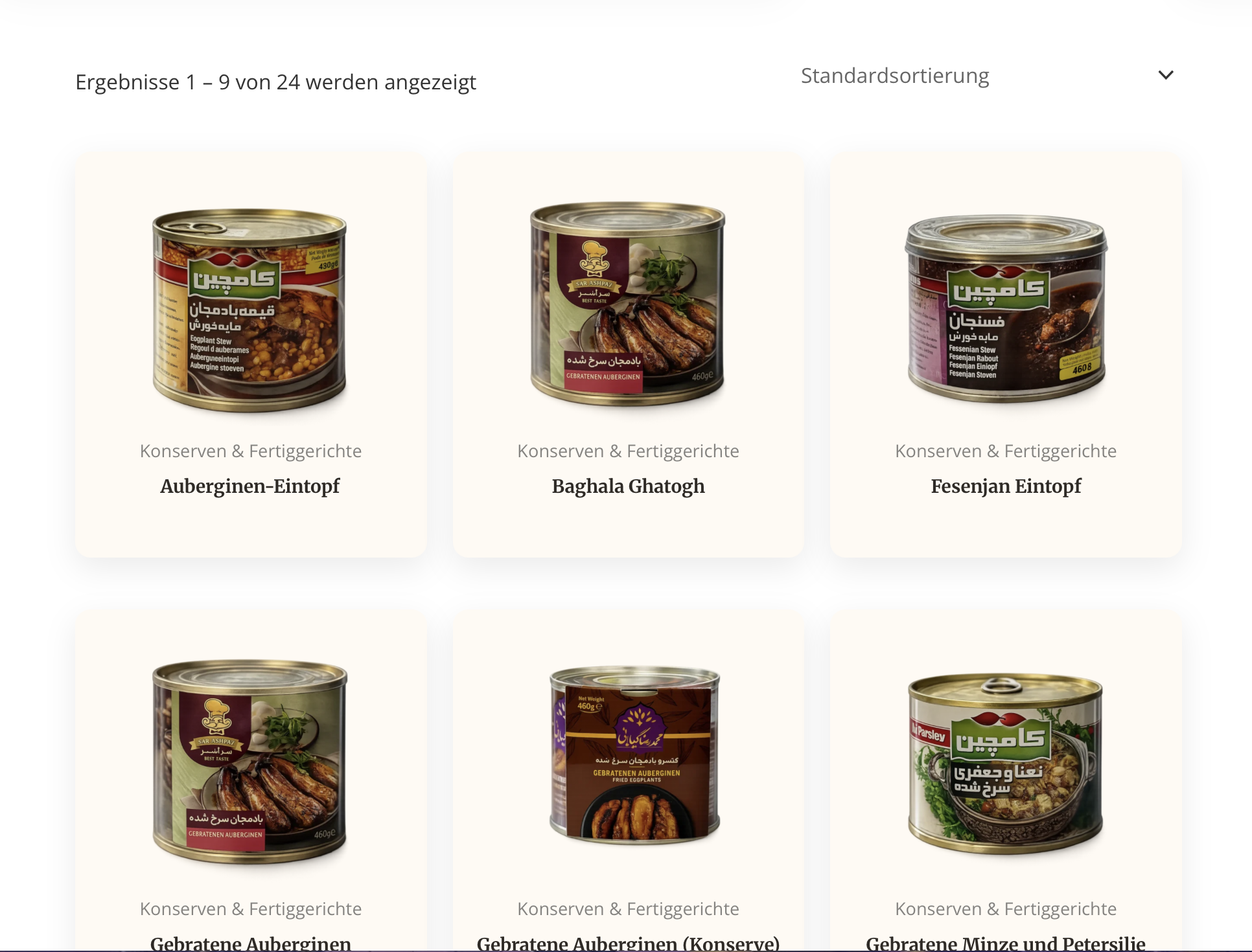 Tehran Market website screenshot 3