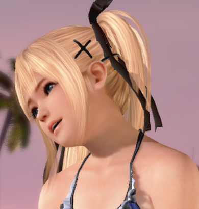Scarlet poolside face before NR