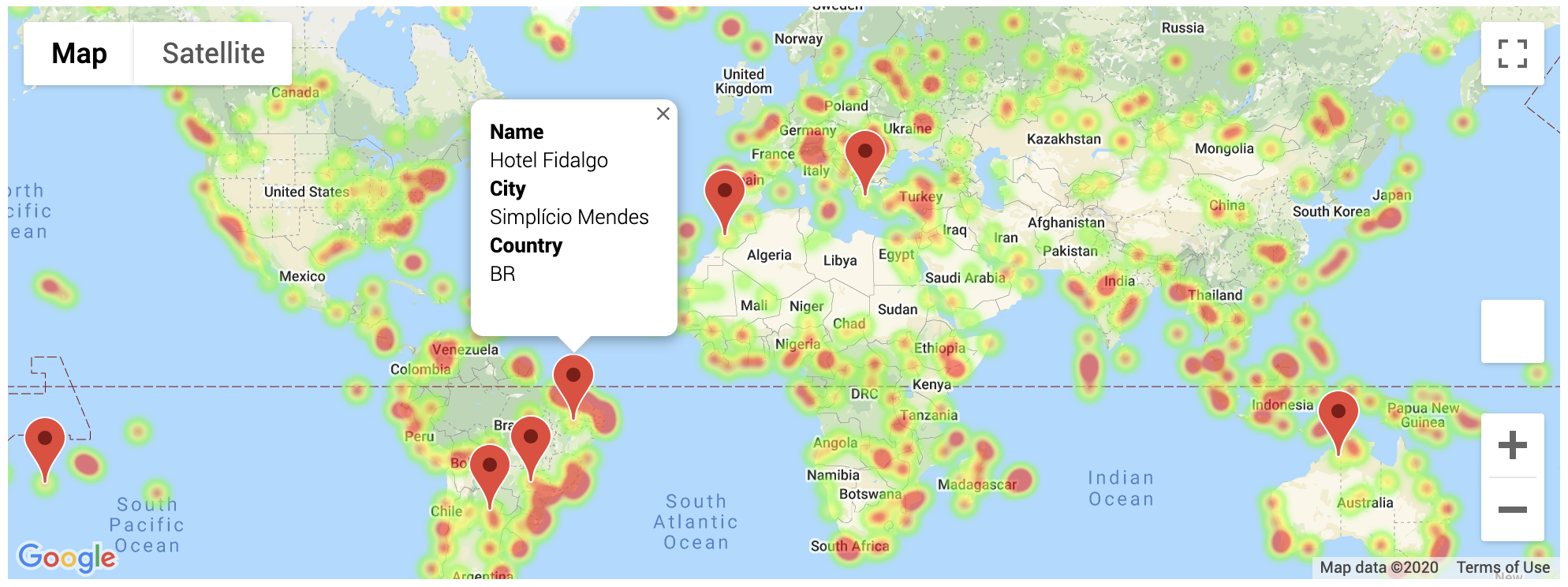 Heatmap-Hotels