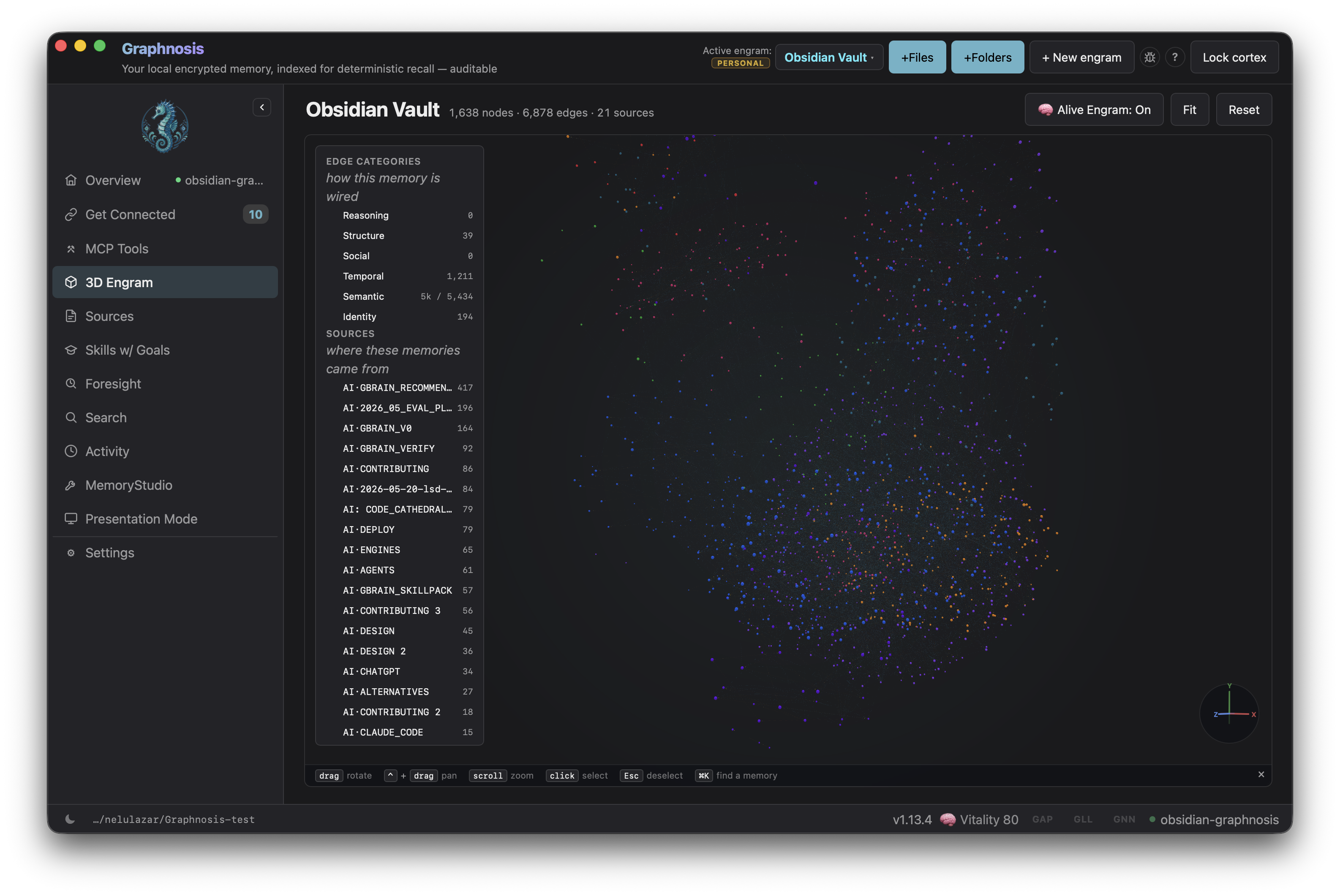 Graphnosis vault sync demo 1