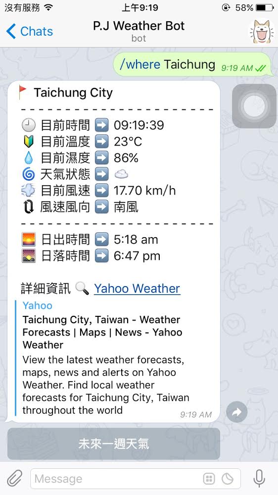 telegram-weather-bot