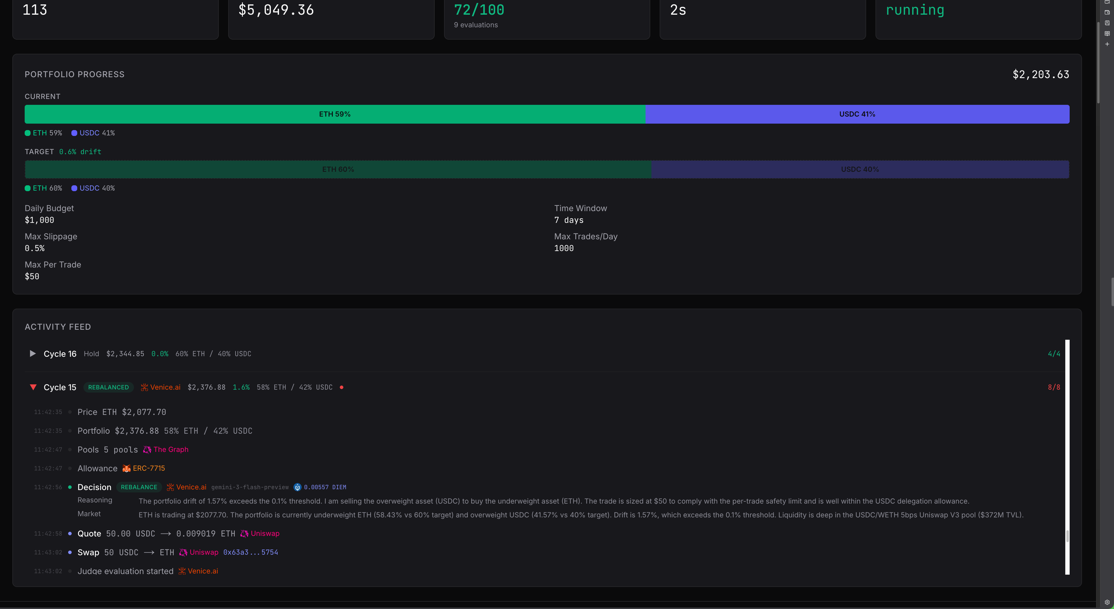 Maw — Intent-Compiled Private DeFi Agent screenshot 7