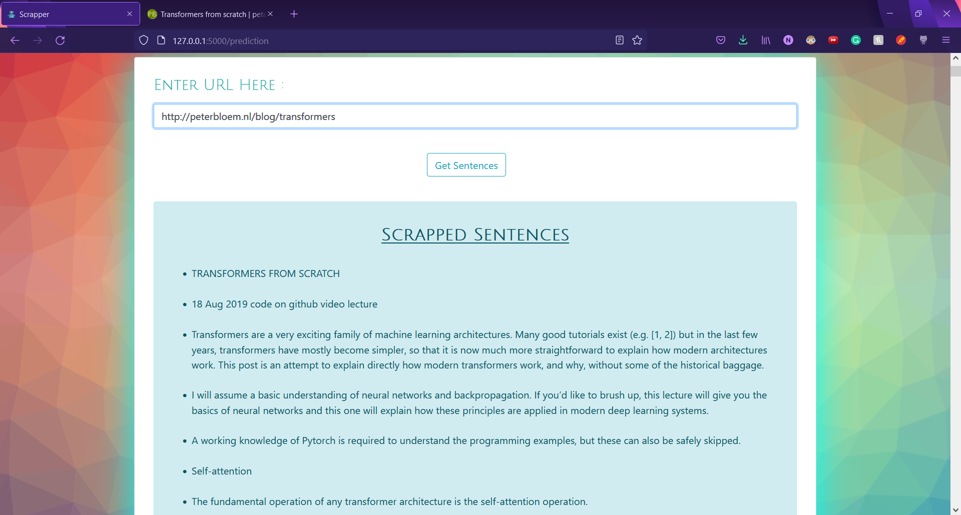GitHub - neilsaxena/Scrapper-App